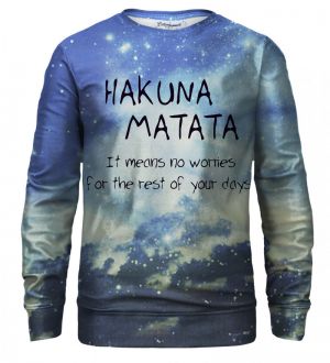 Bittersweet Paris Unisex's Hakuna Matata Sweater S-Pc Bsp143