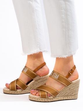 BIG STAR SHOES Beige women's sandals BIG STAR LL274883