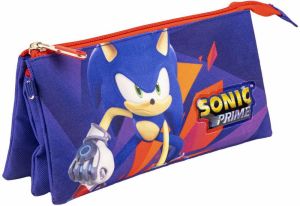 PENCIL CASE 3 COMPARTIMENTOS SONIC PRIME