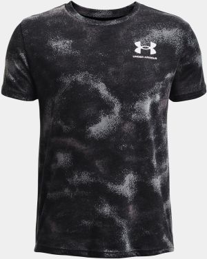 T-shirt Under Armour UA SPORTSTYLE LC AOP SS-BLK - Boys