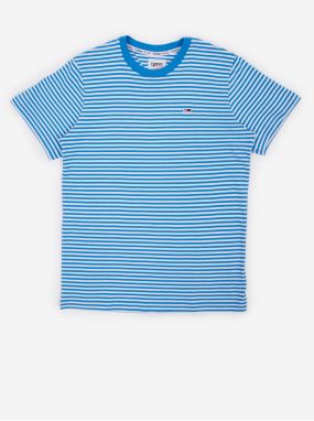 White and blue men's striped T-Shirt Tommy Jeans - Men