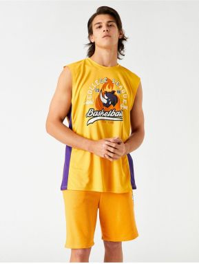 Koton Rhinoceros Print Singlets Basketball