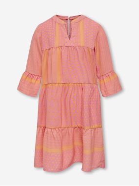 Pink girls' dress ONLY Alberte - Girls