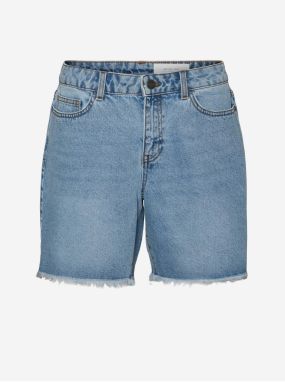 Noisy May Smiley Blue Denim Shorts - Women