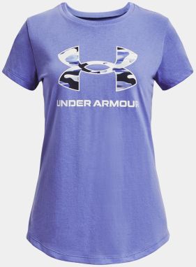 Under Armour T-Shirt UA SPORTSTYLE LOGO SS-BLU - Girls