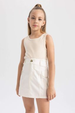 DEFACTO Girl Poplin Regular Fit Skirt