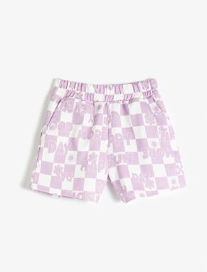 Koton Shorts Elastic Waist Pocket Printed