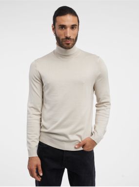 Beige Mens Turtleneck ONLY & SONS Wyler - Men