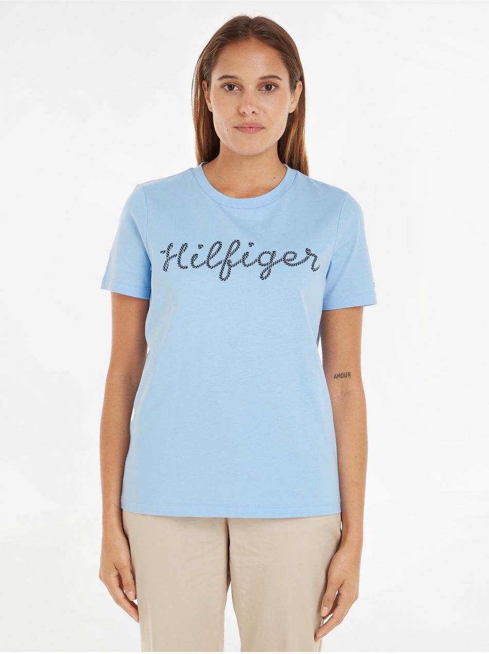 Light blue Women's T-Shirt Tommy Hilfiger - Women