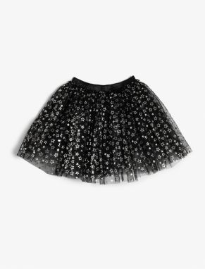 Koton Starry Tutu Skirt Pleated Puffy