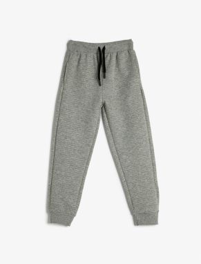 Koton Basic Jogger Sweatpants with Tie Waist, Pockets.