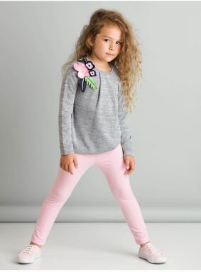 mshb&g Romantic Flowers Girls Sweater Leggings Set