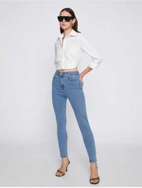 Koton Skinny Leg Jeans High Waisted Jeans - Carmen Jean