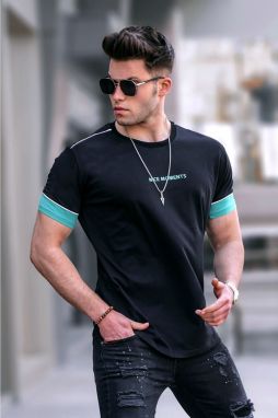 Madmext Men's Black T-Shirt 4977