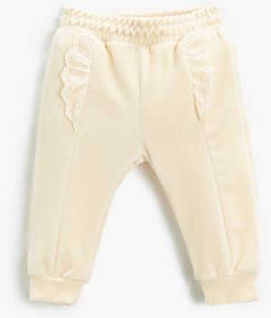 Koton Baby Girl Beige Sweatpants