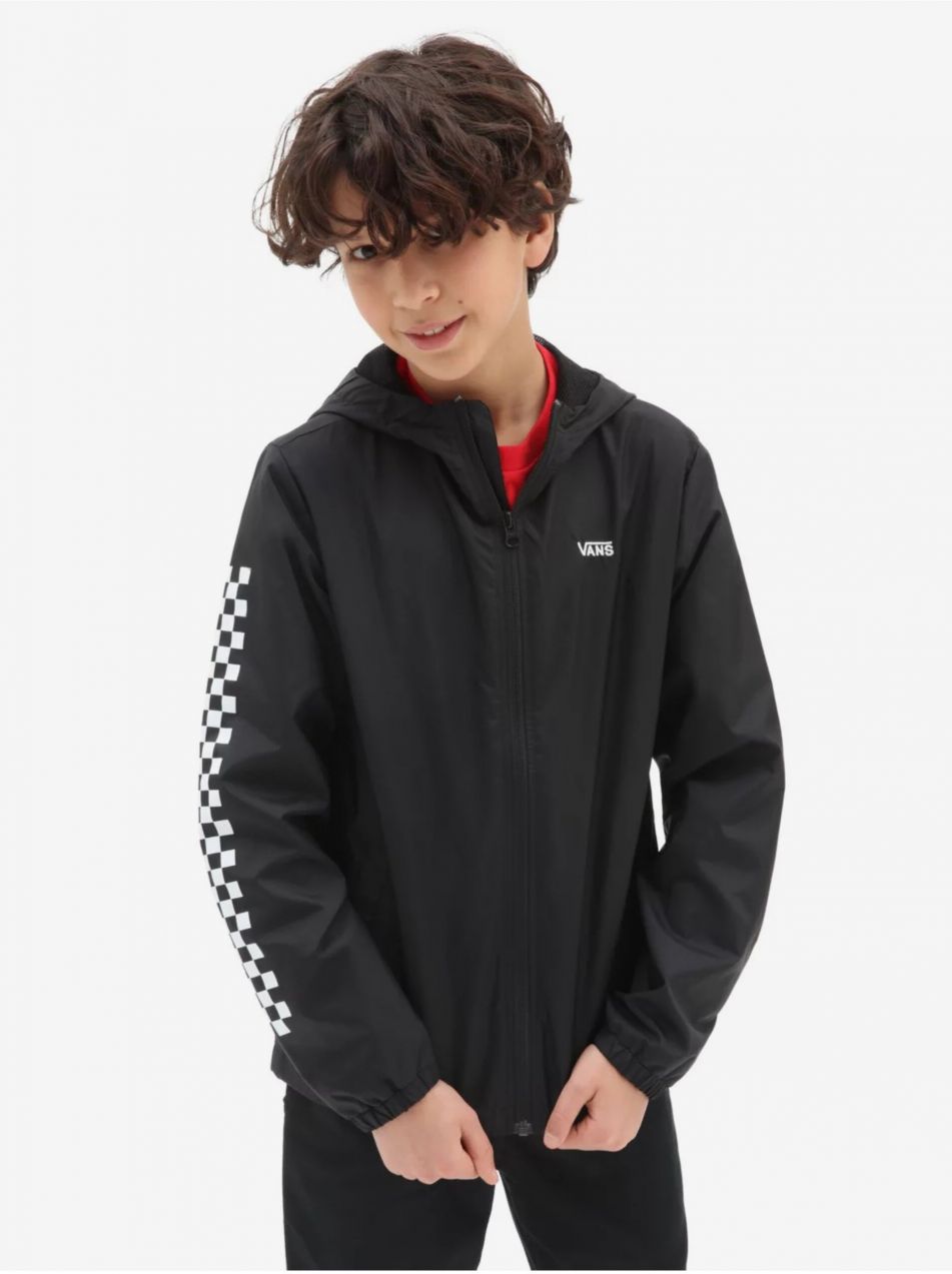 Black Lightweight Jacket for Boys VANS Garnett Windbreaker - Boys