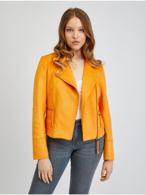 Orsay Orange Women's Leatherette Jacket in Suede - Women