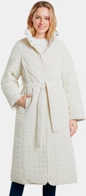 Creamy Women's Quilted Winter Coat Desigual Granollers - Women