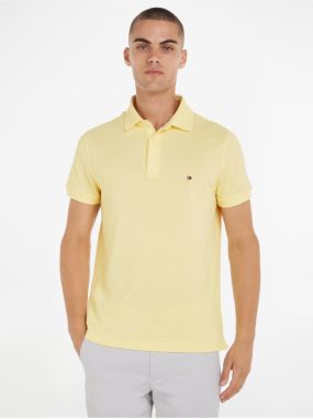 Yellow Mens Polo T-Shirt Tommy Hilfiger - Men