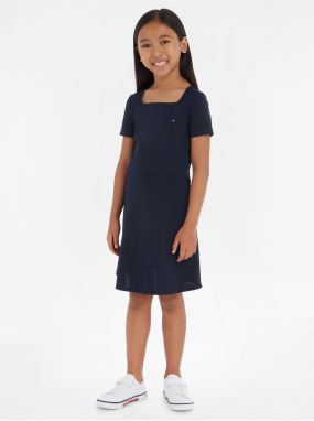 Dark blue girls' dress Tommy Hilfiger - Girls