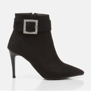 Yaya by Hotiç Women's Black Pedestrian Heeled Boots