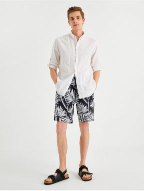 Koton Palm Printed Chino Shorts