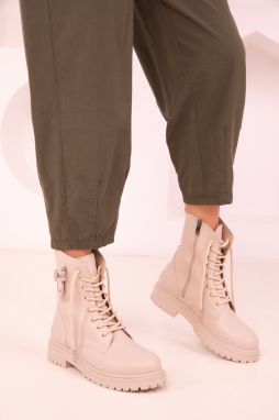 Soho Beige Women's Boots & Booties 18370