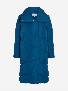 Blue women's winter quilted coat VILA Vipauli - Women