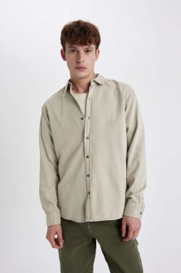 DEFACTO Regular Fit Sensual Long Sleeve Shirt