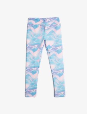 Koton Leggings Elastic Waist Abstract Patterned