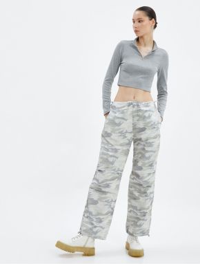 Koton Grey vzorované džínsy pre ženy