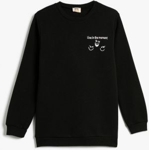 Koton Boy's Black Sweatshirt