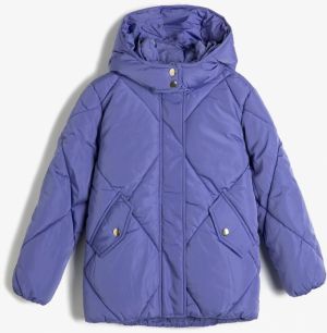 Koton Girl's Lilac Coat