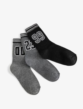 Koton 3-Piece Socks Set Patterned