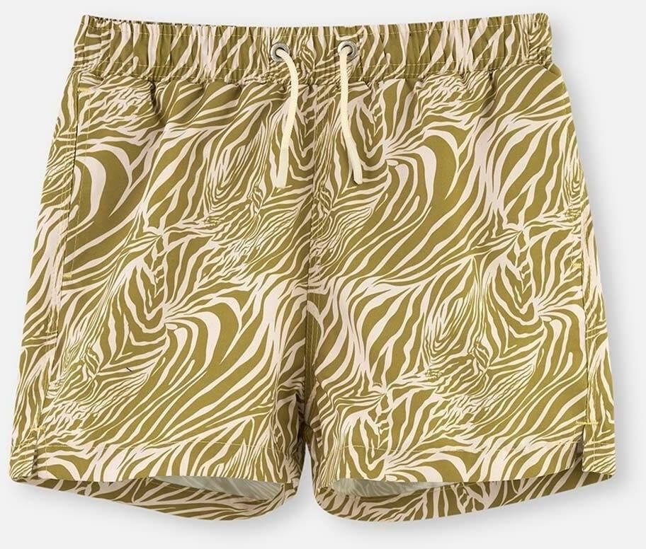 Dagi Green Zebra Print Shorts