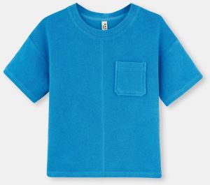 Dagi Blue Towel O Neck T-Shirt