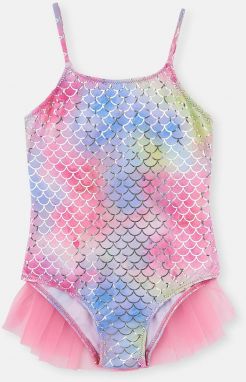 Dagi Pink - Lilac Foil Print. Swimsuit