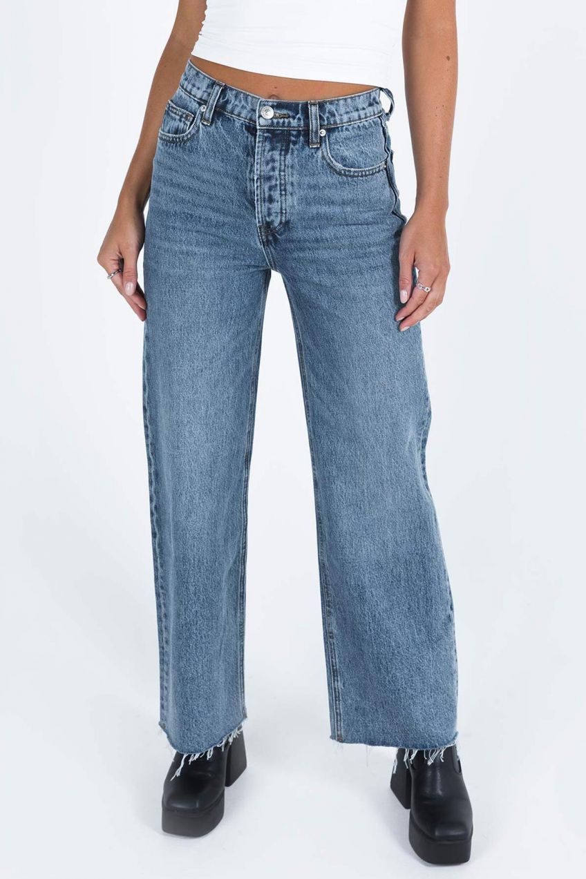 Madmext Blue Relaxed Fit Women's Jeans