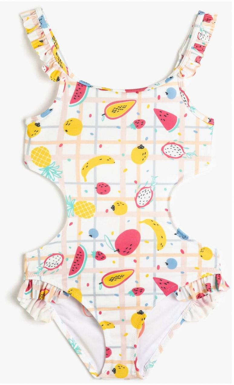 Koton Girls' Patterned Swimwear