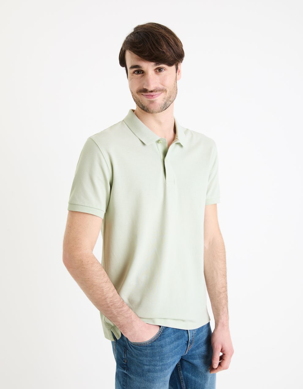 Celio Polo T-shirt pigue Teone - Men's