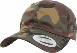 Low Profile Cotton Twill Green Camo