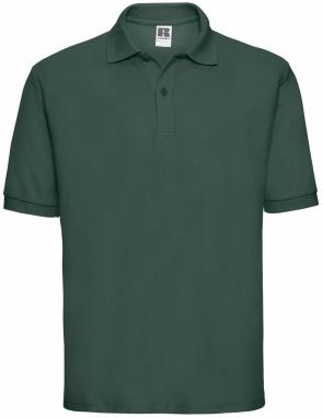 Men's Green Polycotton Polo Shirt Russell