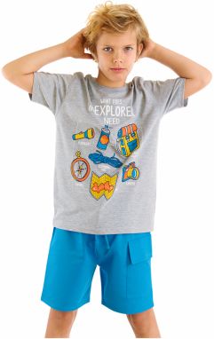 Mushi Explorer Boys T-shirt Shorts Set