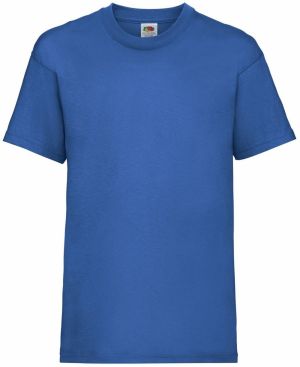 Blue Fruit of the Loom Cotton T-shirt