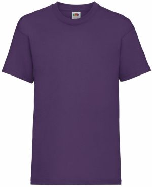 Purple Fruit of the Loom Cotton T-shirt