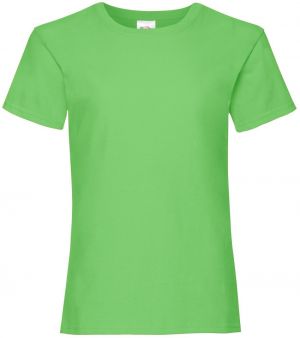 Valueweight Fruit of the Loom Girls' Green T-shirt