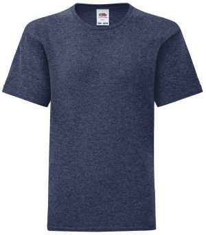 Navy blue children's t-shirt in combed cotton Fruit of the Loom