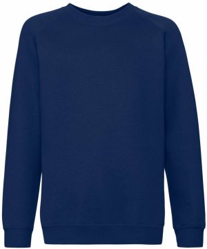 Granatowa bluza dziecięca Raglan Sweat Fruit of the Loom