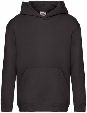 Czarna bluza dziecięca Hooded Sweat Fruit of the Loom