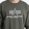 Alpha Industries Základná Sveter Vyšívacia Mikina 118302 142 galéria